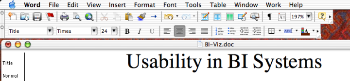 The Word Toolbar, all these years later