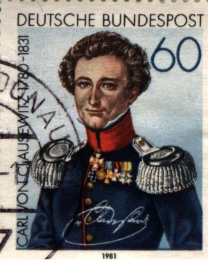 Von Clausewitz on a German Stamp