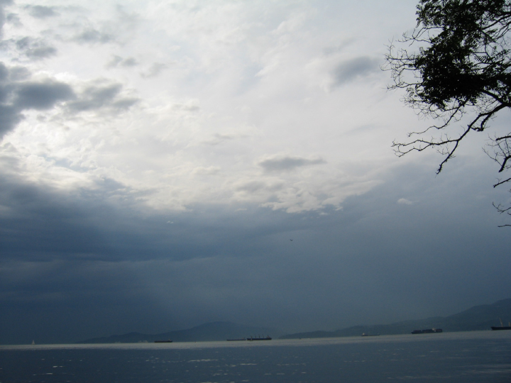 Cloudscape/seascape from Vancouver
