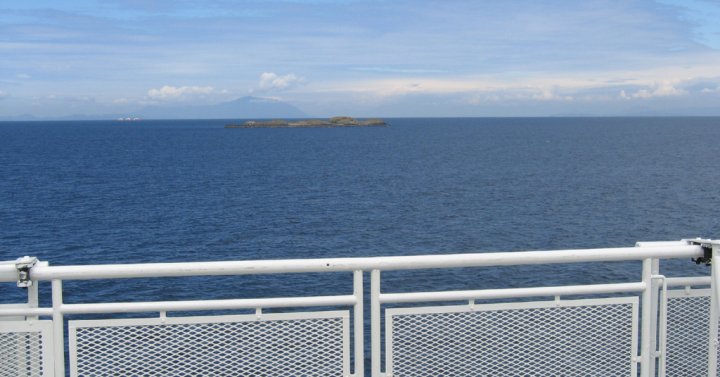 View from the BC Ferry from Horseshoe Bay to Nanaimo