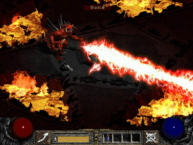 Diablo flaming some luckless player