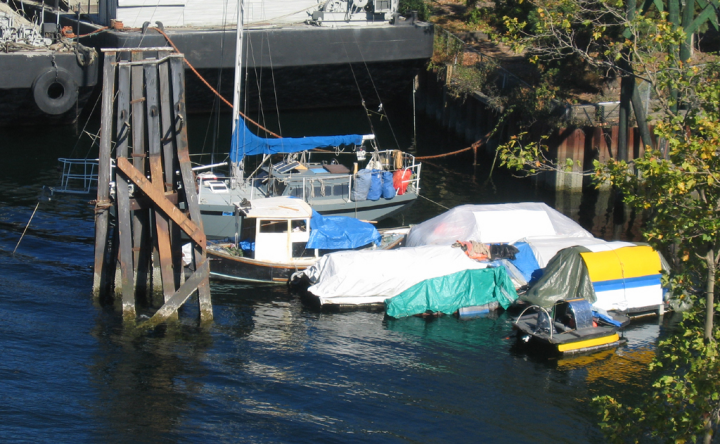 Water Squatters in False Creek, Vancouver