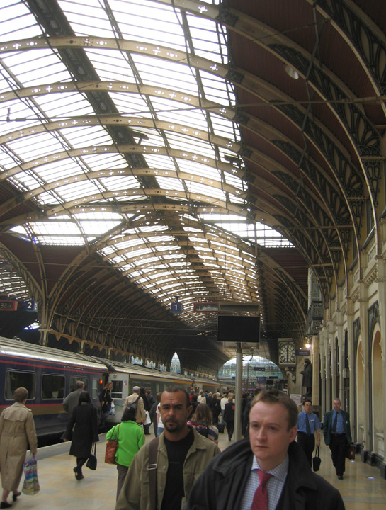 People in Paddington station