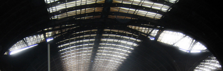 The roof of Paddington station