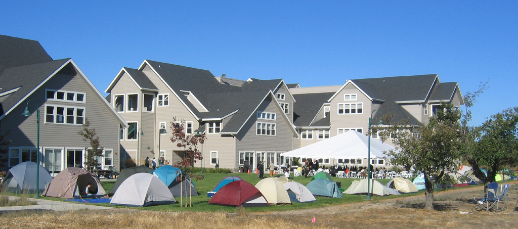 Foo camp tents