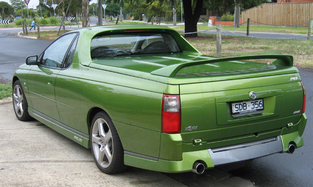 Souped-up ute in Melbourne