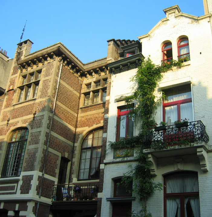 Residential buildings in Brussels