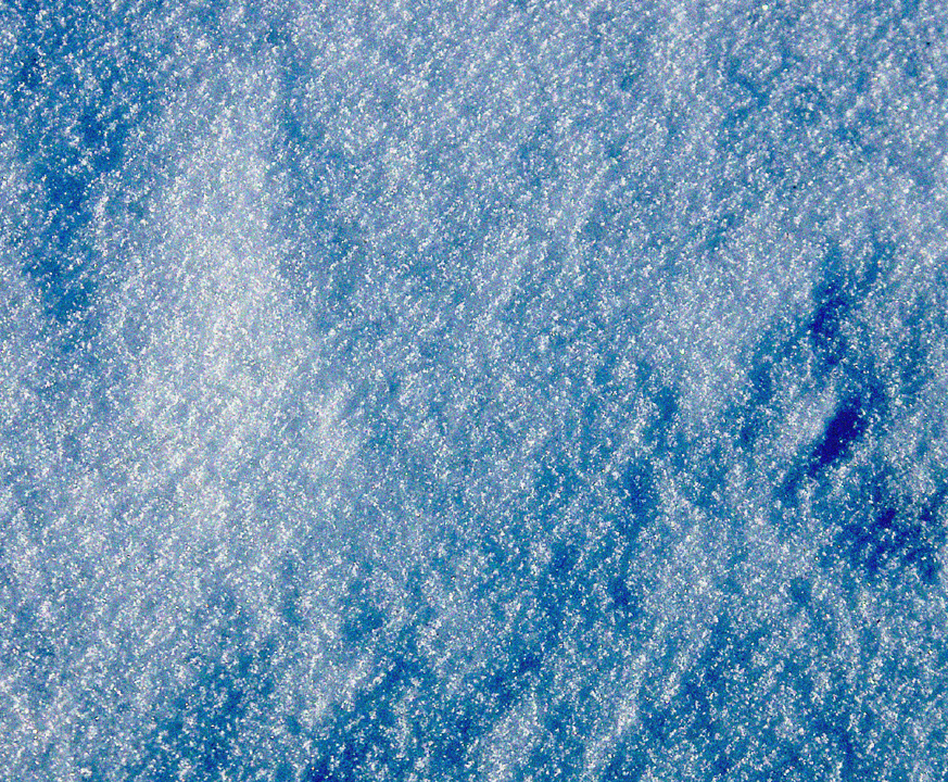 Saskatchewan snow, close-up