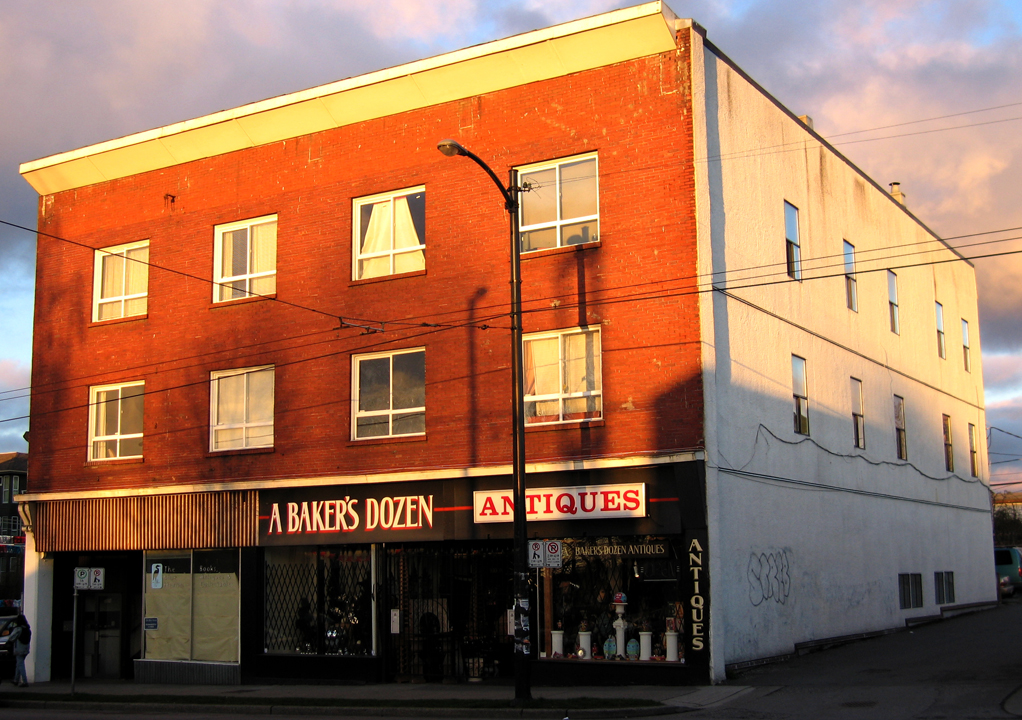 Old building at Sunset on Main Street in Vancouver