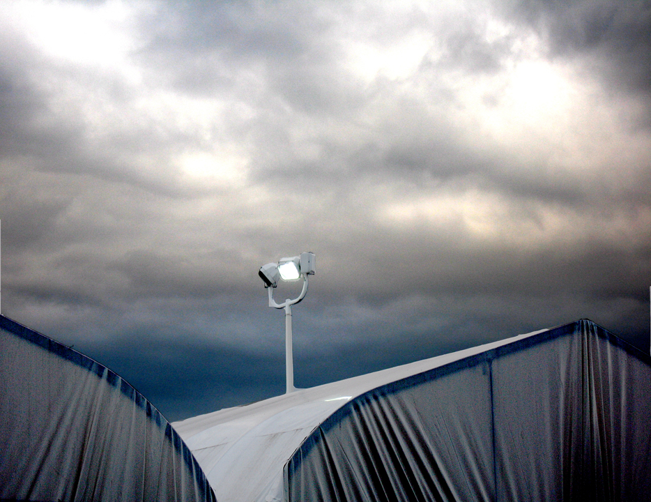 Clouds and tents