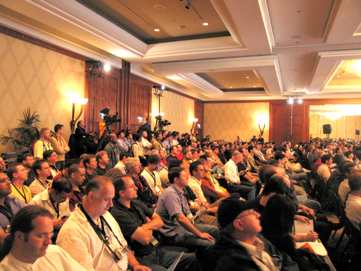 The crowd at NetBeans Day 2005