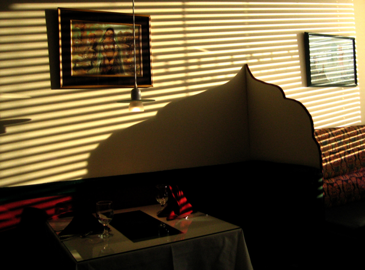 Interior of Chutney restaurant, Kelowna