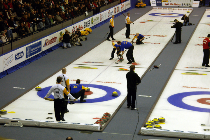 Alberta vs. Manitoba at the 2006 Brier in Regina