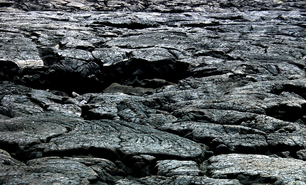 Big Island lava, close-up