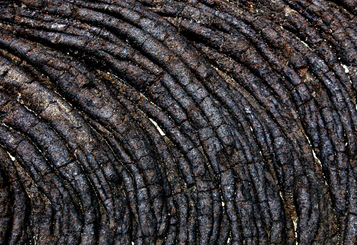 Big Island lava, close-up