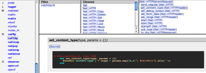 Documentation of a method in Net::HTTP Documentation of a method in Net::HTTP