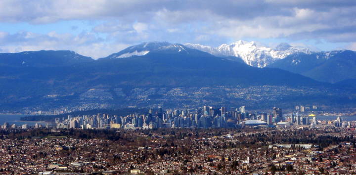 Vancouver from the air