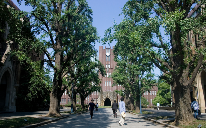 Tower at the center of the University of Tokyo