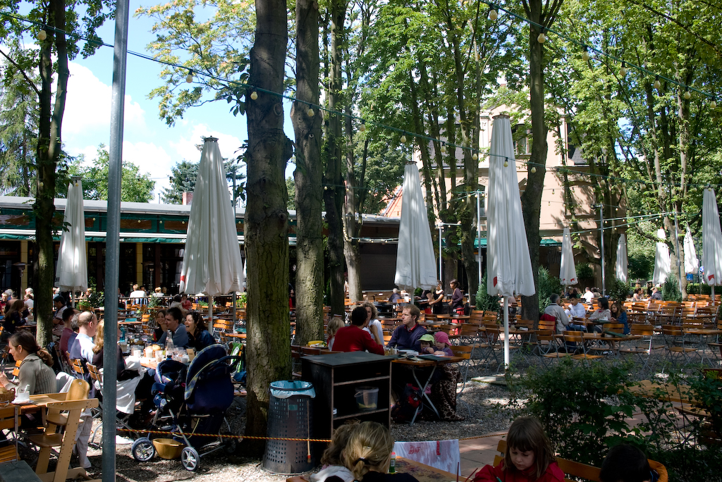 Nice outdoor restaurant in Berlin