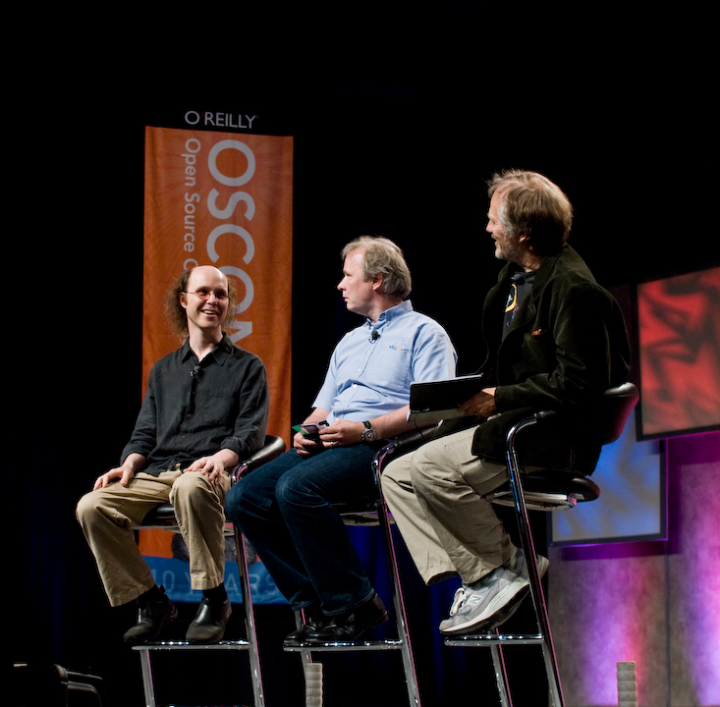Brian Aker, Monty Widenius, Tim O’Reilly Brian Aker, Monty Widenius, Tim O’Reilly
