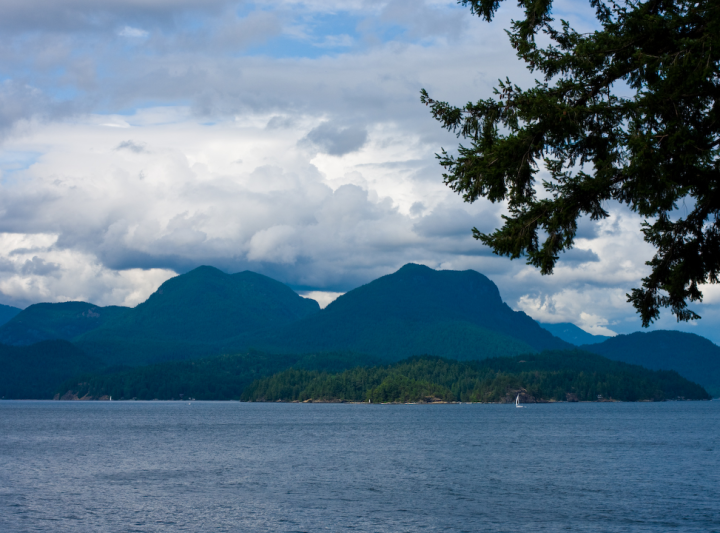 View of Howe Sound from Keats Island