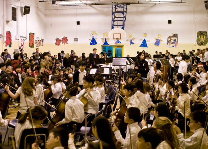 Madness at the school Christmas concert