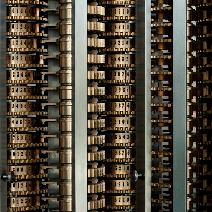 The Babbage Difference Engine (detail)