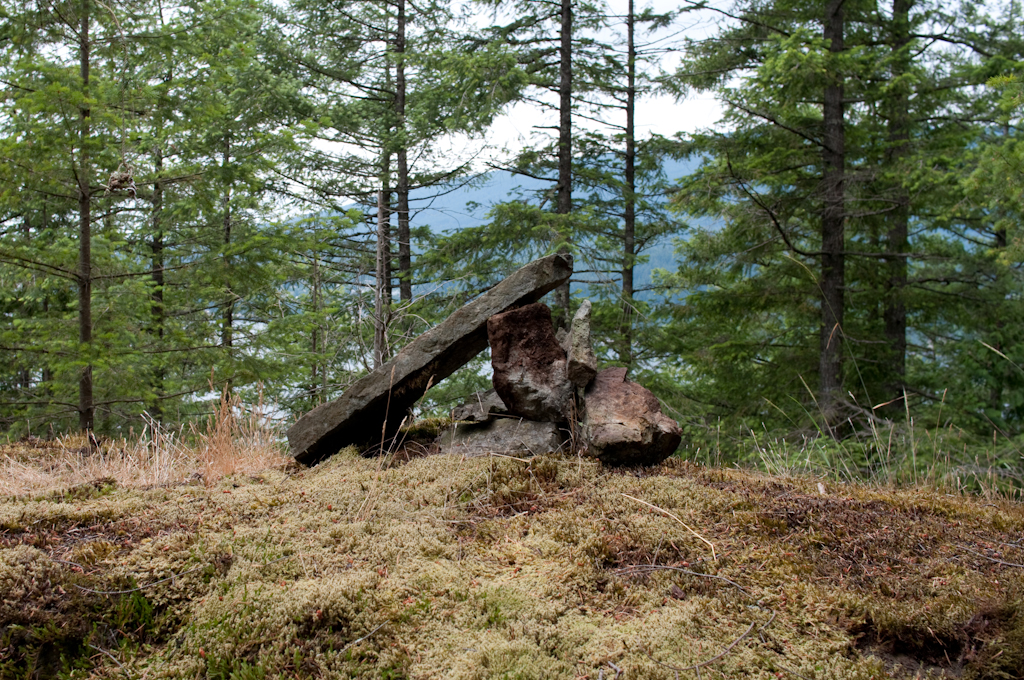 Summit of the northernmost minor peak on Keats Island