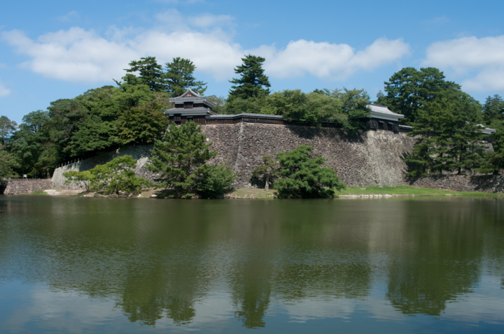 Arrival at Matsue castle