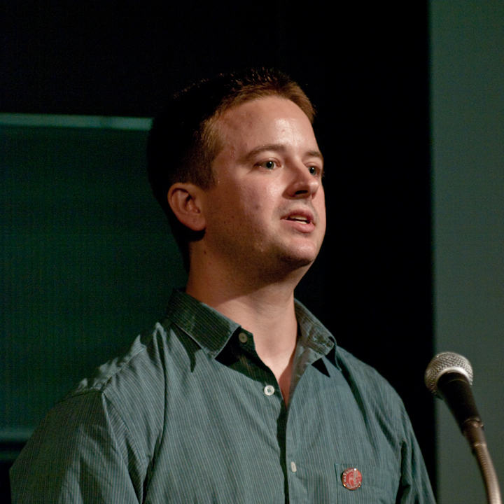 Jeremy Kemper presenting on Rails at the RubyWorld 2009 Conference