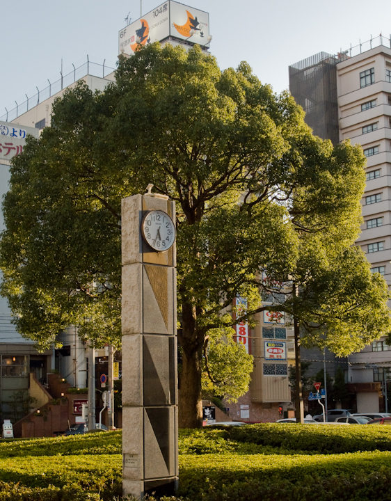 Small clock-tower in central Matsue