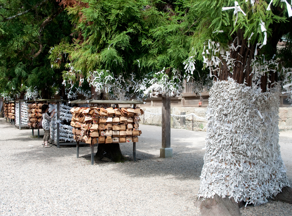 WIshes posted at the Izumo shrine