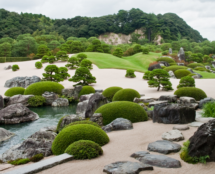 The garden at the Adachi museum