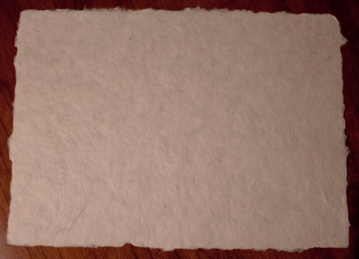 A sheet of Washi paper