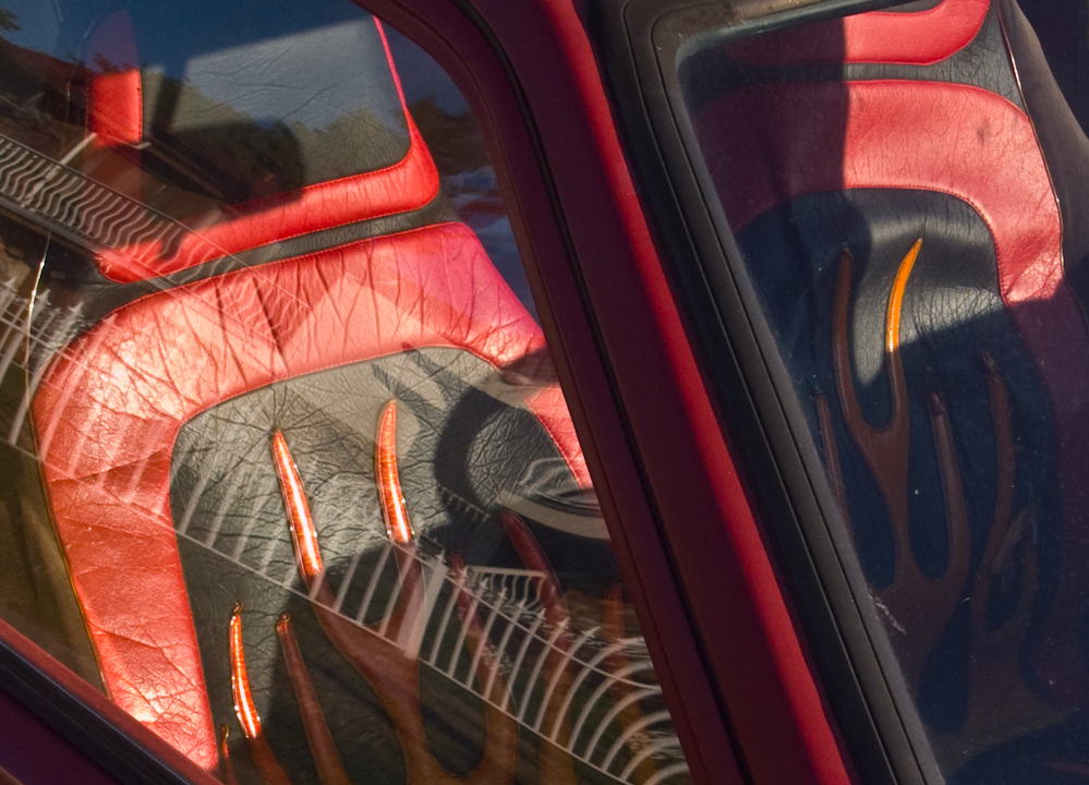 Interior of an old car