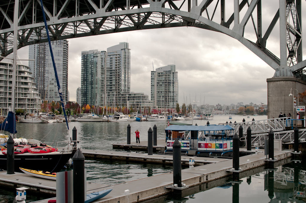 Outside at Granville Island market