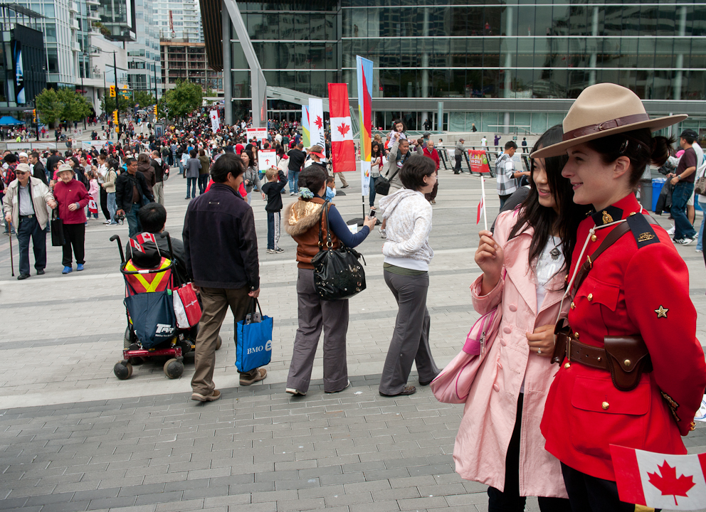 Canada Day at Canada Place in Vancouver