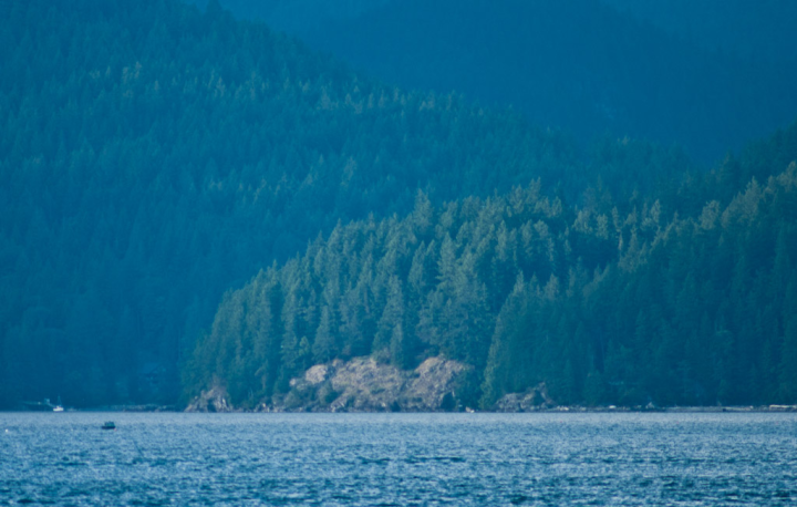 Faraway Mountains around Howe Sound 1