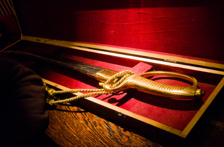 Sword at a bar/restaurant in Århus