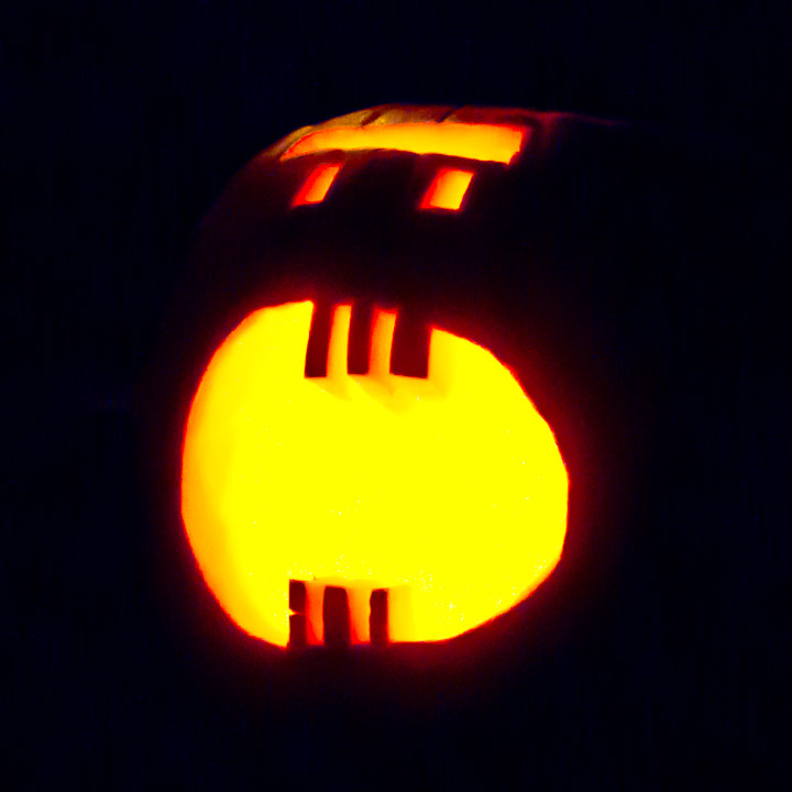 Eleven-year-old boy’s jack-o-lantern