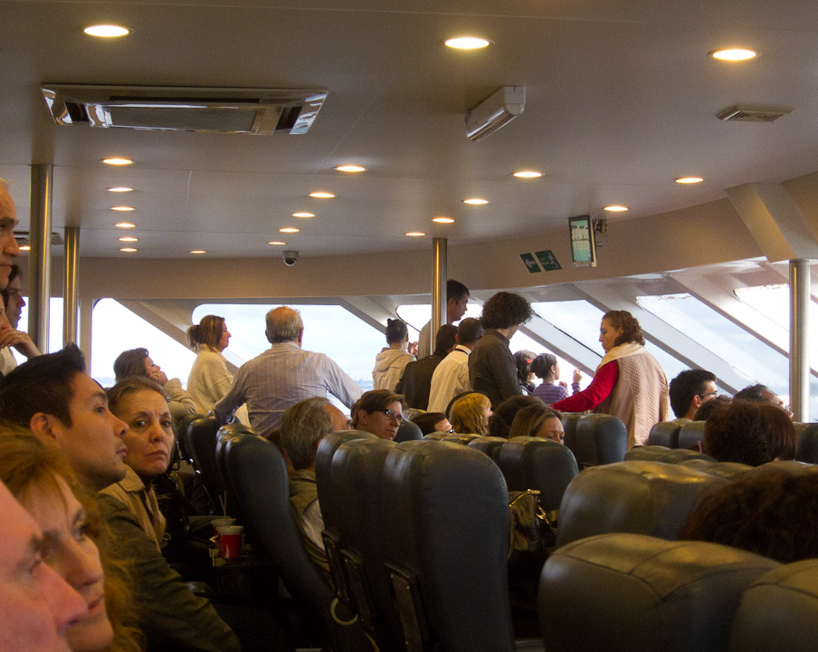 On the ferry from Colonia to Buenos Aires