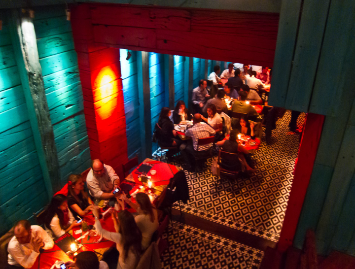 Interior of Tiramisú restaurant, Santiago de Chile