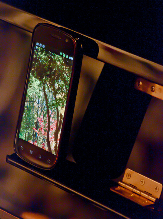Nexus S phone with Yamaha piano