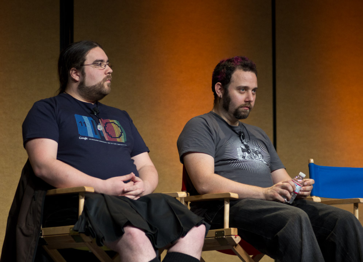 Jeff Brown and Erik Gilling at the ADK session of Google I/O 2011