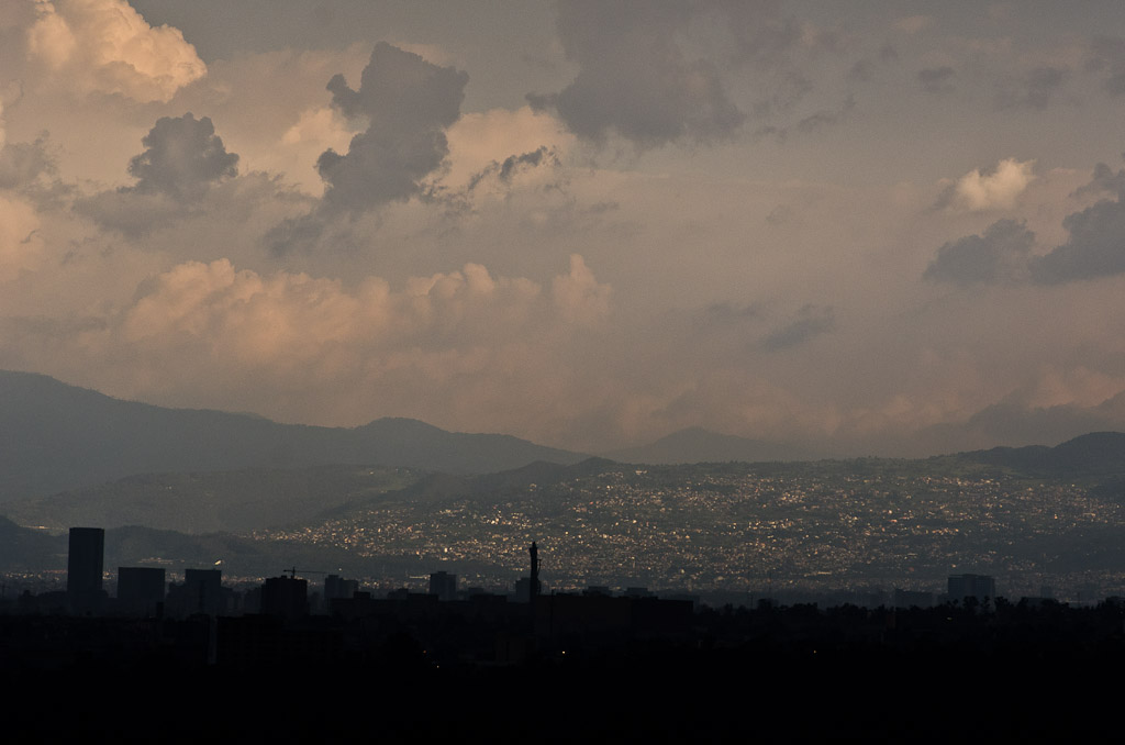 Mexico city from a tall building