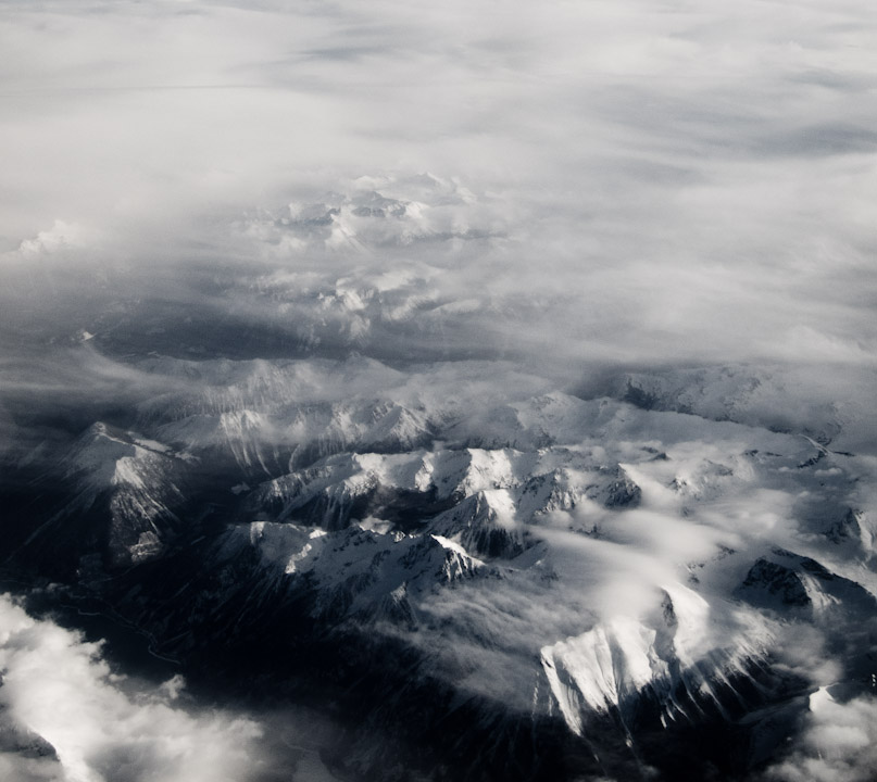 The Rockies from above