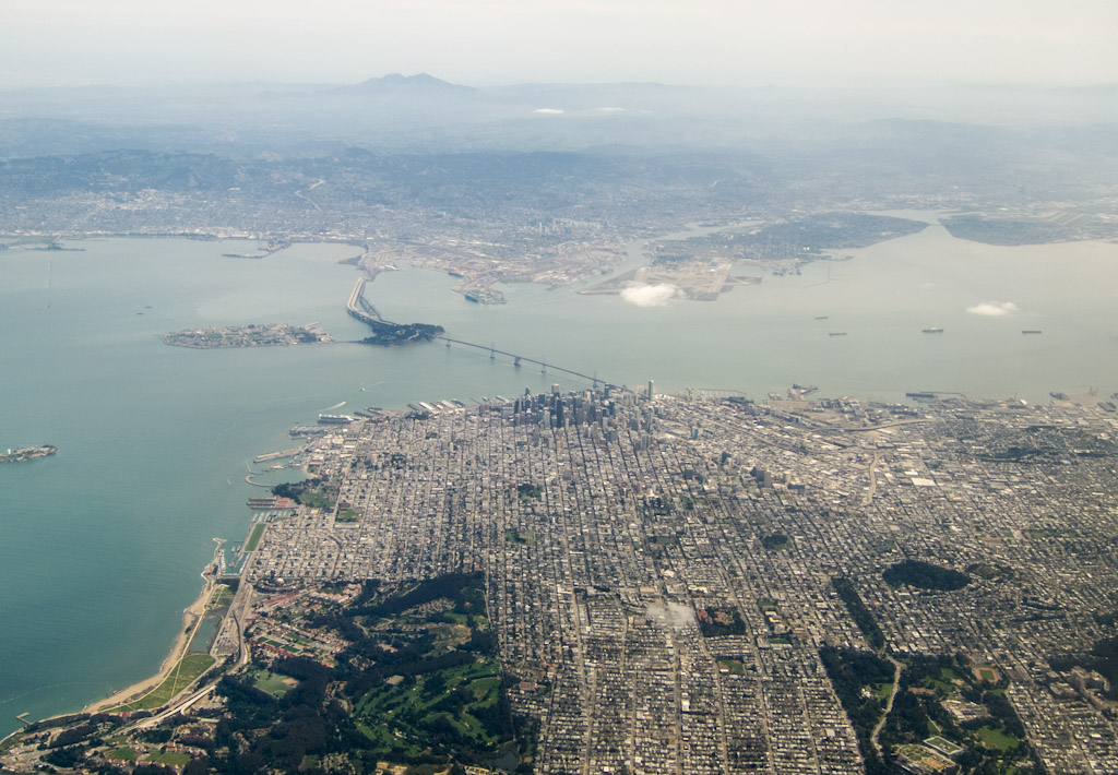San Francisco Bay Area from the air