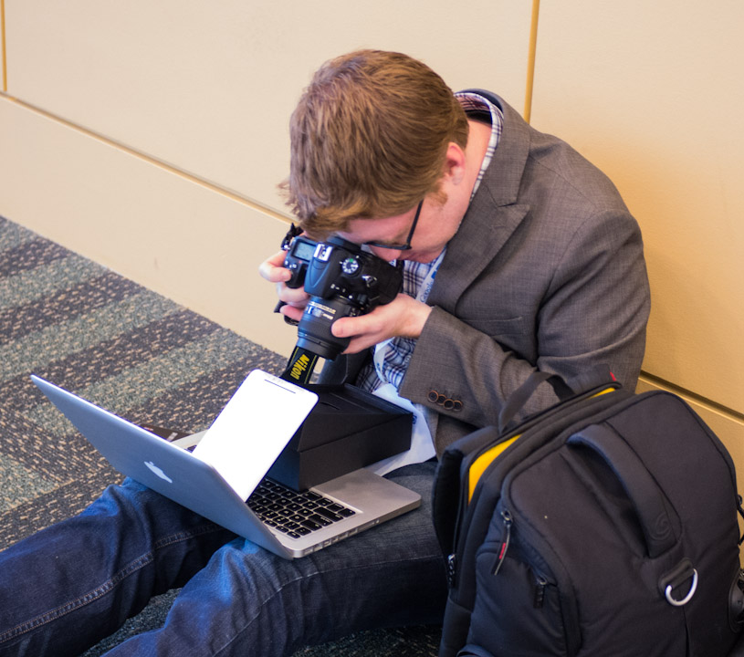 Photographing toys at Google I/O 2012