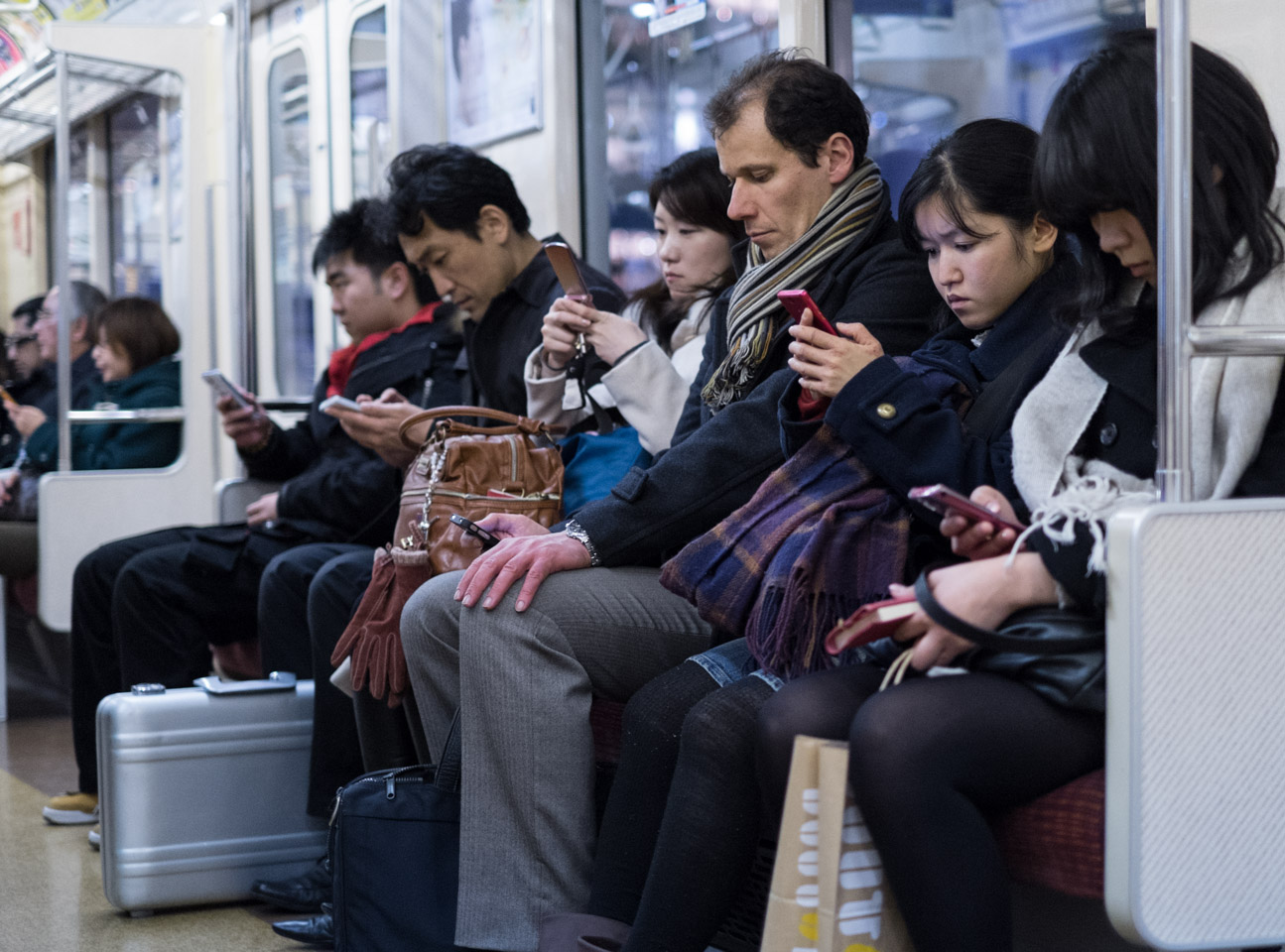 People on the train