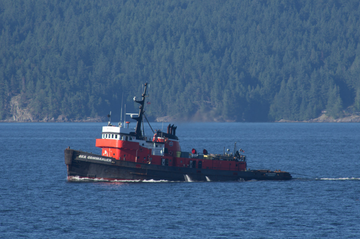 Tugboat on Howe Sound